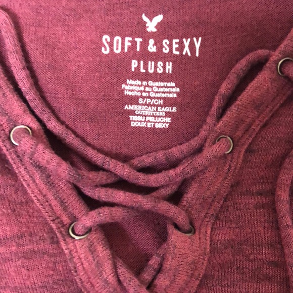 American Eagle Soft and Sexy Plush pullover - Picture 2 of 3